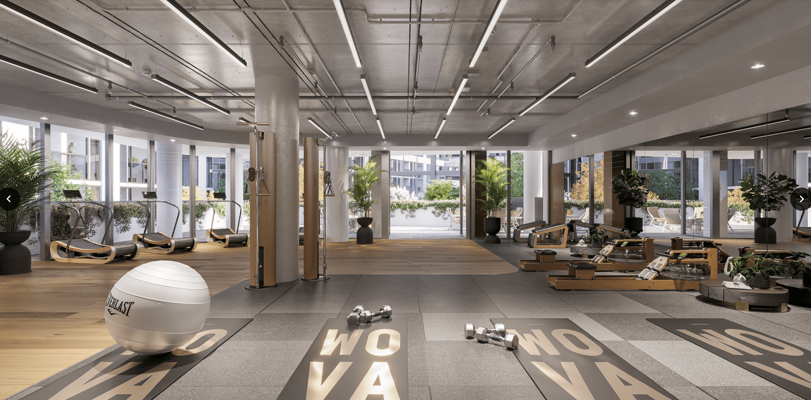 STPG WOVA Project CGI - Image of gym
