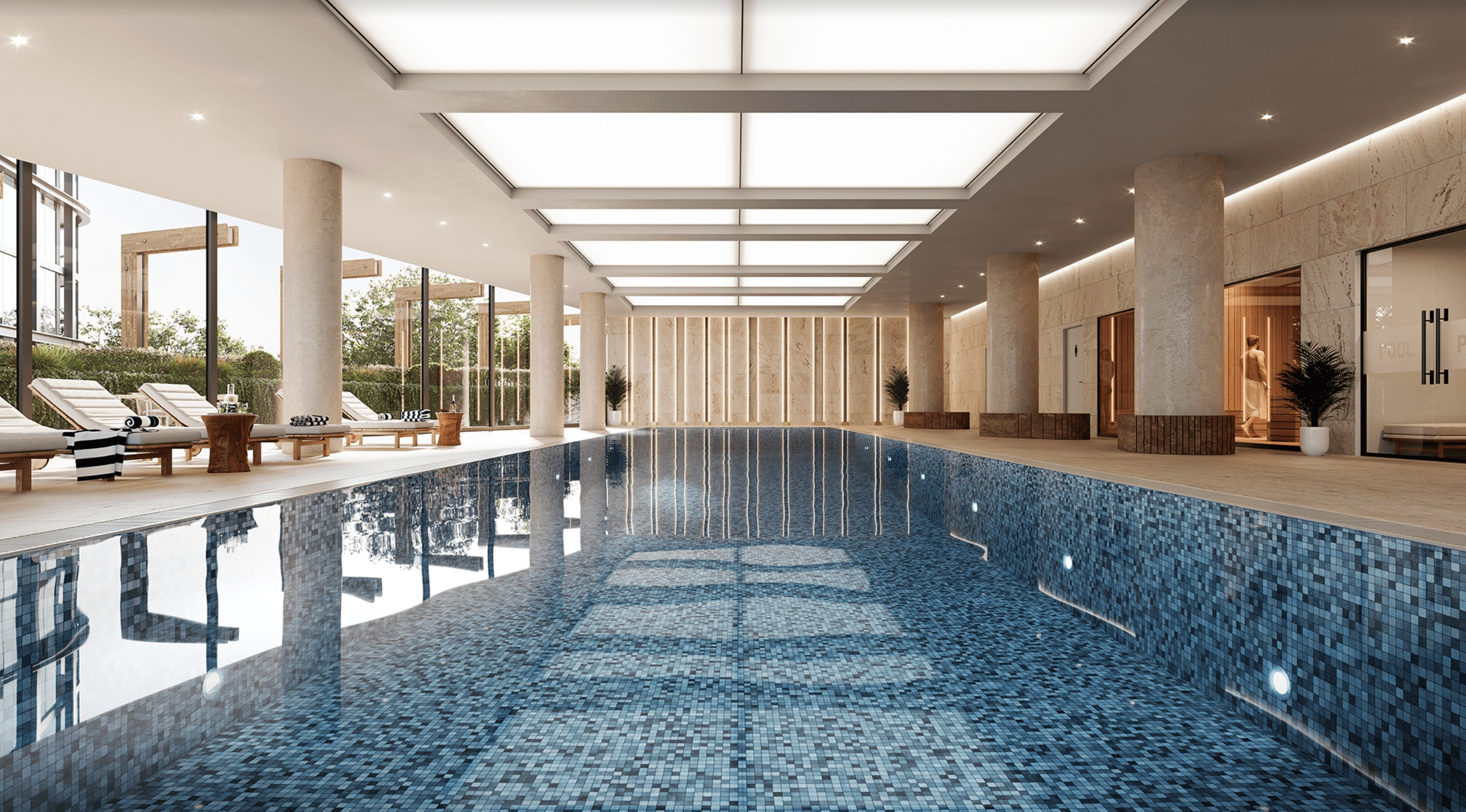 STPG - WOVA Project CGI image of pool