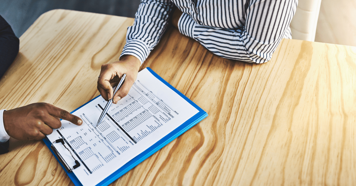 Buying off the plan properties - a professional showing a client the new requirements for stamp duty in Australia