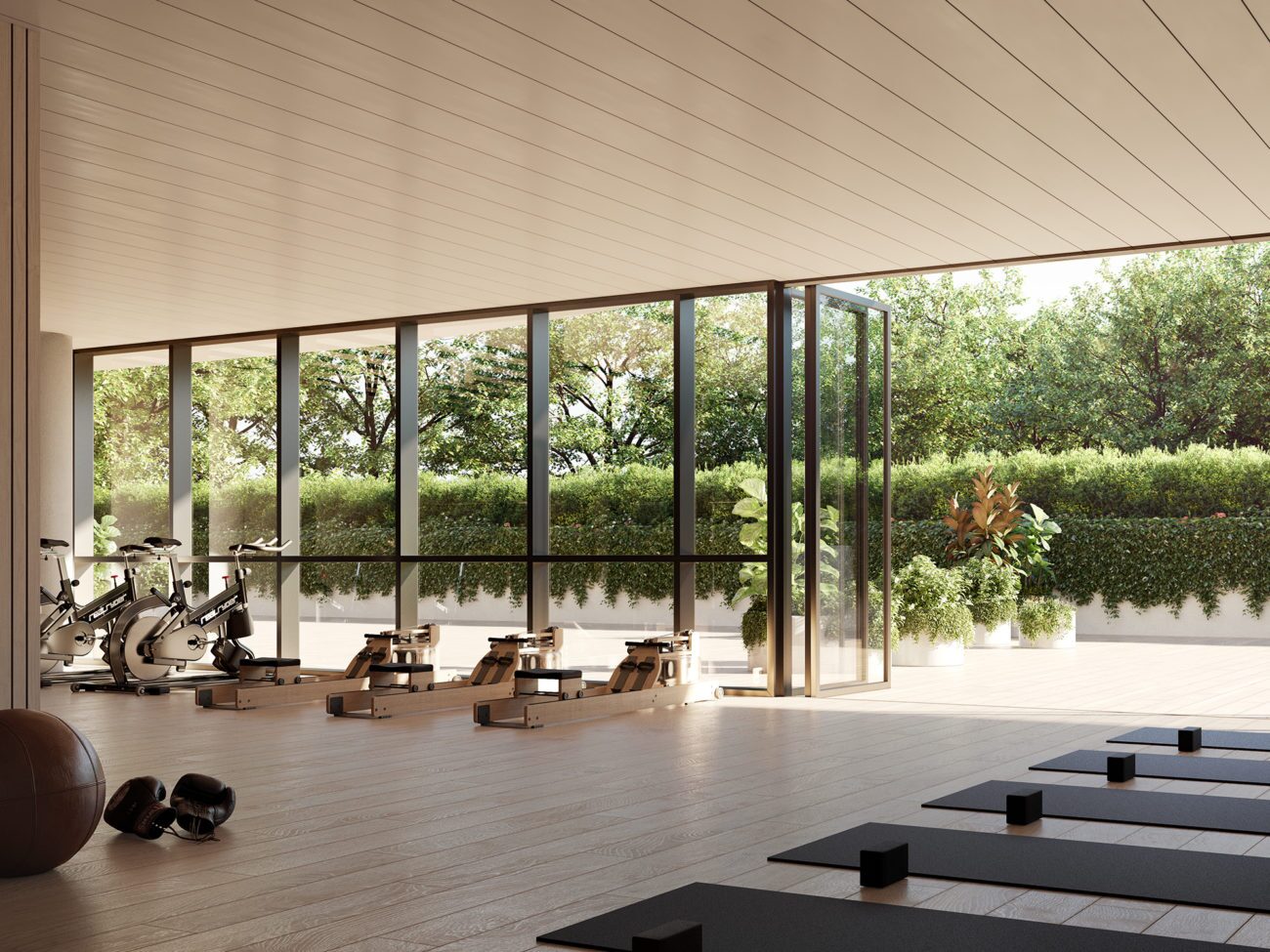 Apartment Gym ideal equipment