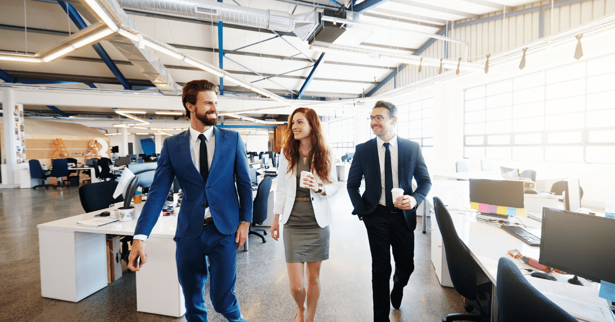 best rental yield nsw - employees are walking on office premise