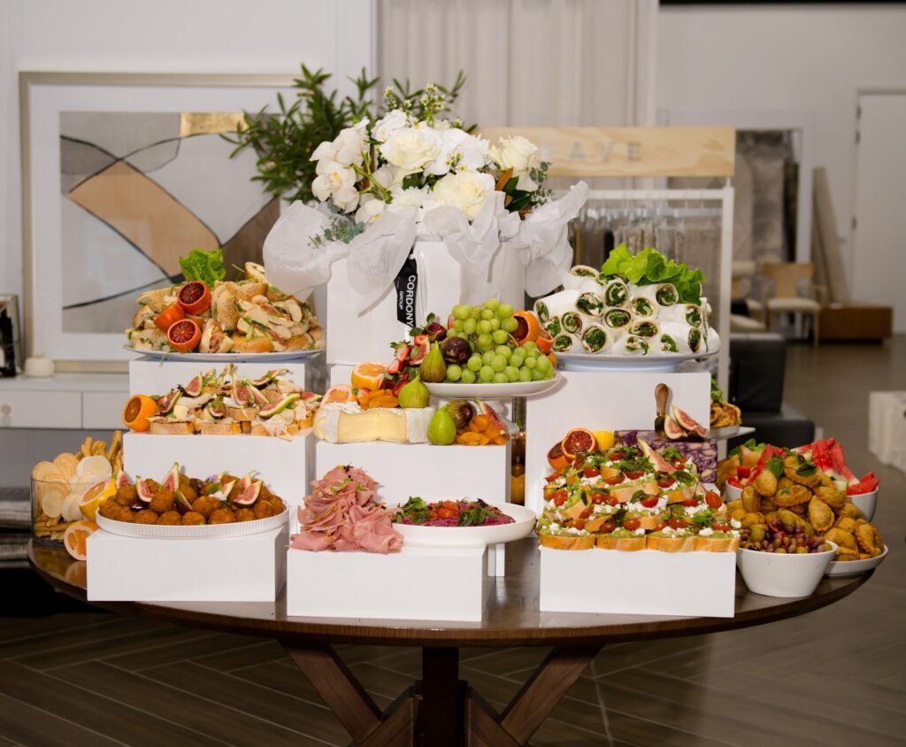 Food and delicacies in the women in property event