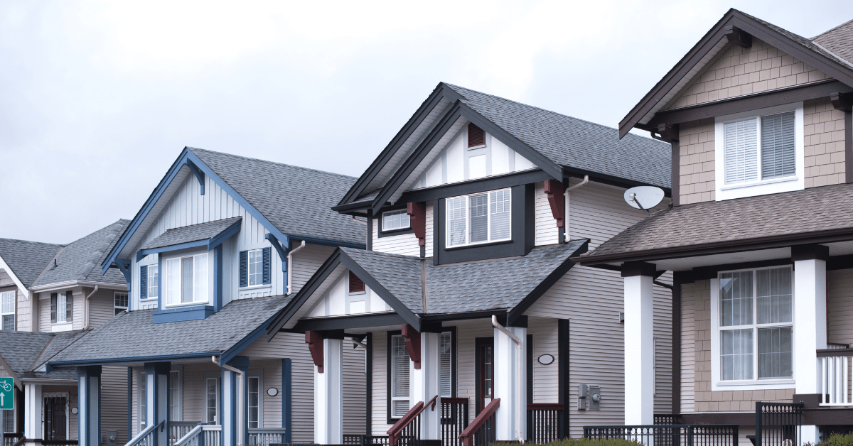 Best suburbs to invest in Australia 2024 - private properties standing side by side