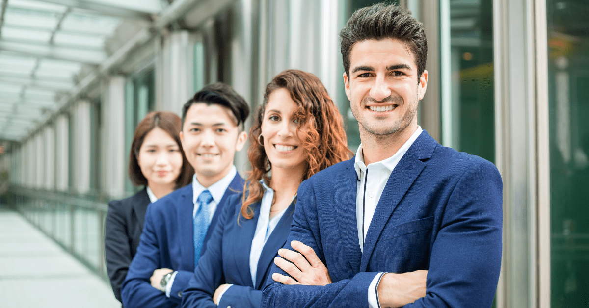 House and Land Packages - 4 professionals are standing as a picture pose