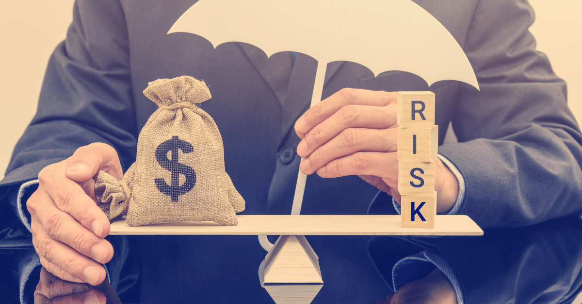 Property Market Rick - A person is showing a balance between profit and risk