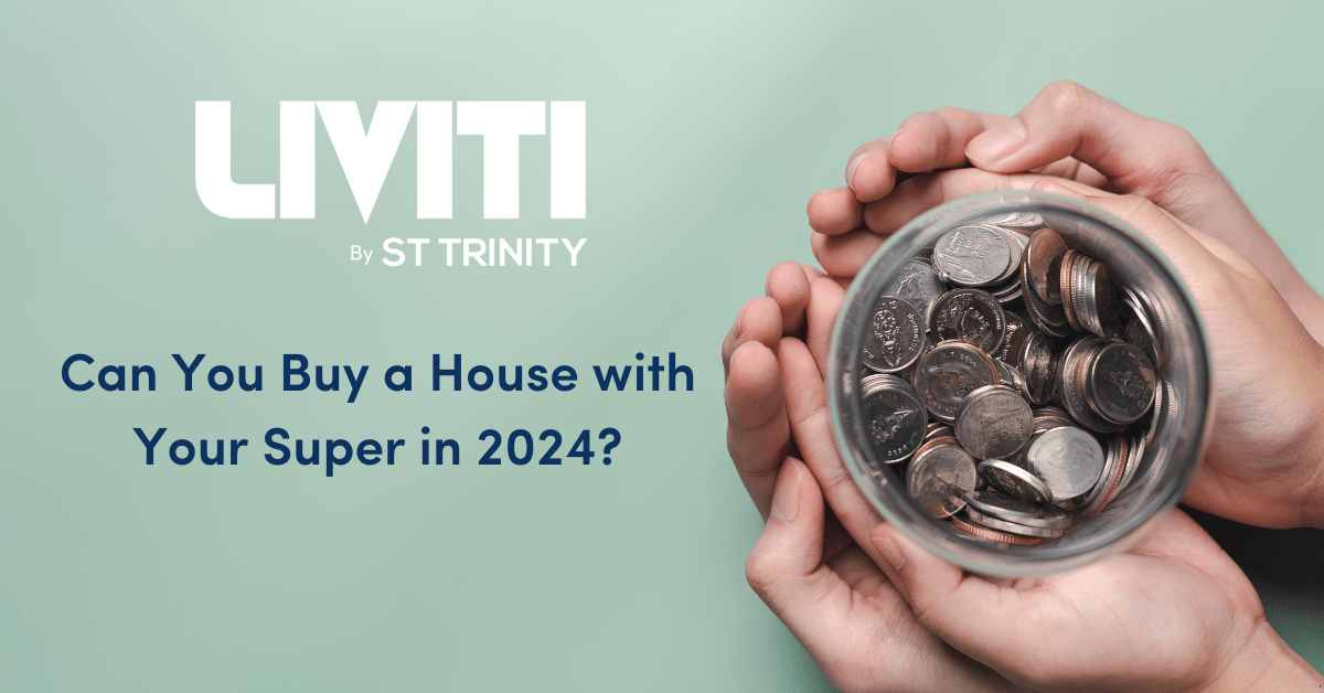 Can You Buy A House With Your Super in 2024 - Liviti Article Featured Image of a family holding coins in a jar representing superannuation