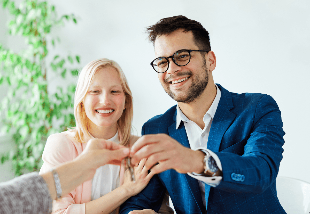 a couple is taking their property as a first home buyer