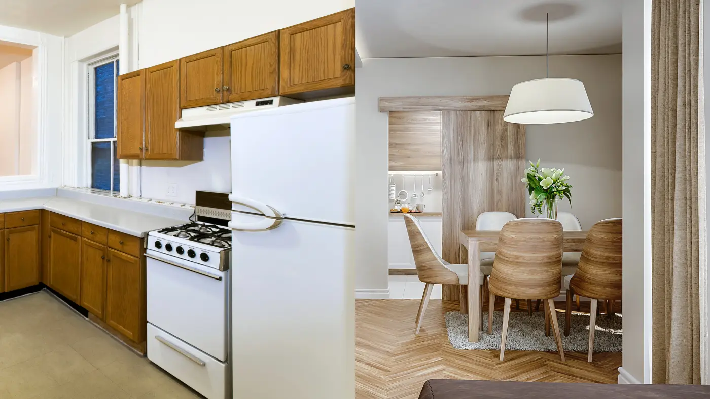 Old Vs New Apartments - Interior Of a House