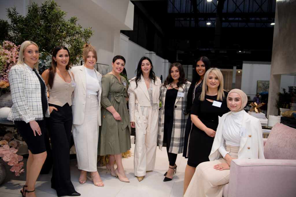 Panelists in the women in property event